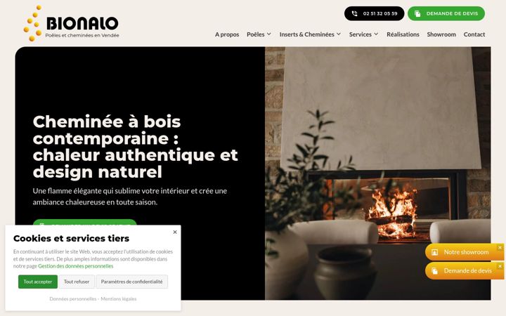 Screenshot of bionalo.com