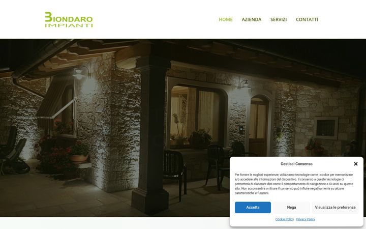 Screenshot of biondaro.com