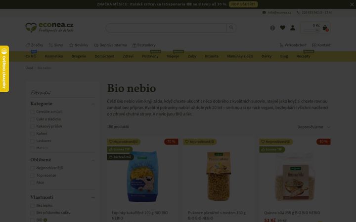 Screenshot of bionebio.cz