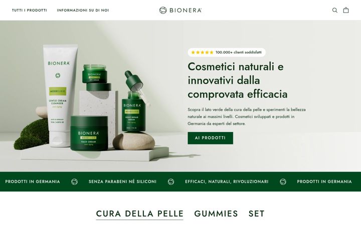 Screenshot of bionera.it