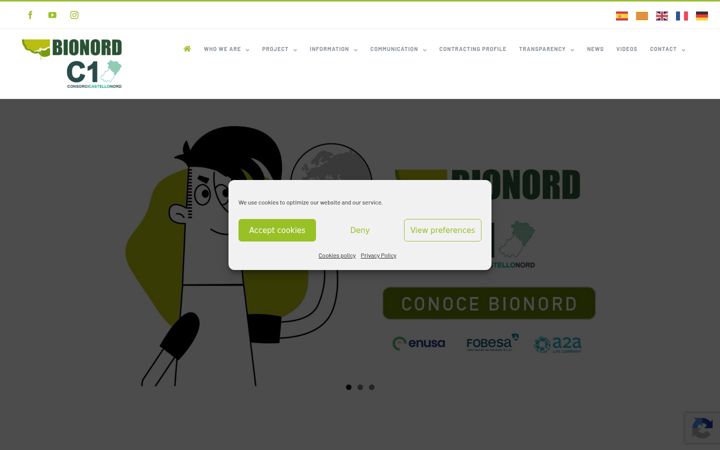 Screenshot of bionord.es