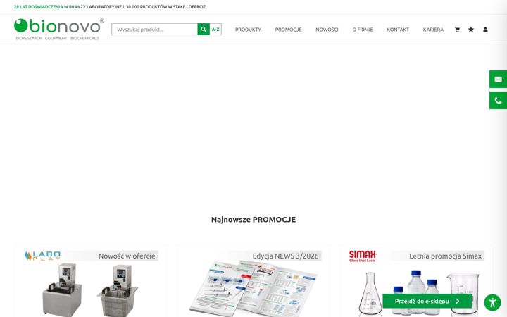 Screenshot of bionovo.pl