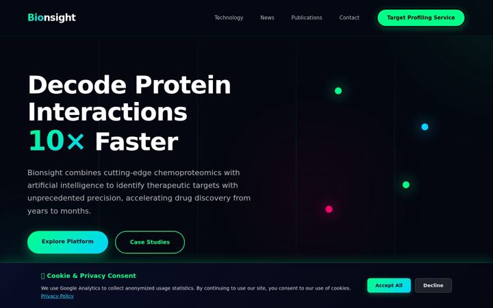 Screenshot of bionsight.com