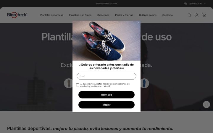 Screenshot of biontechworld.com