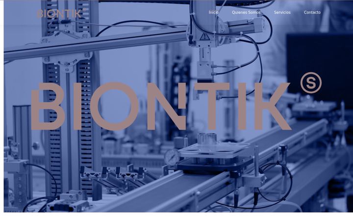 Screenshot of biontik.com