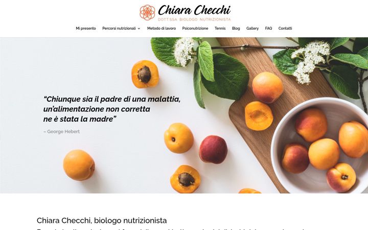 Screenshot of bionutrizionistafirenze.it