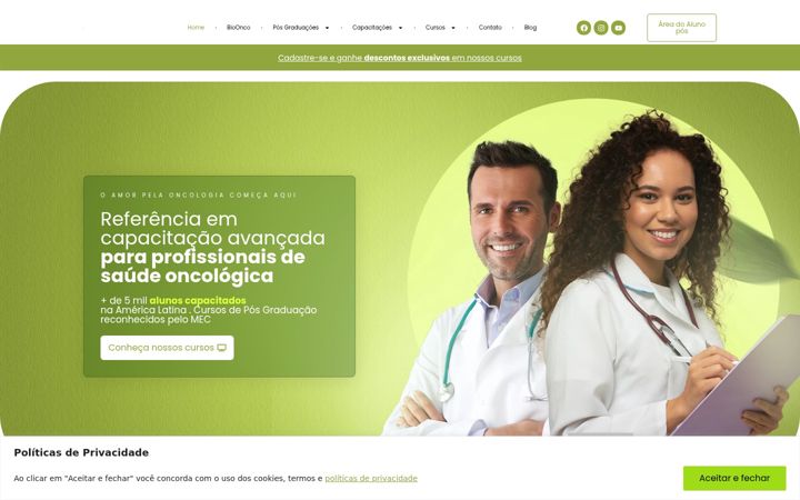 Képernyőkép: bioonco.com.br