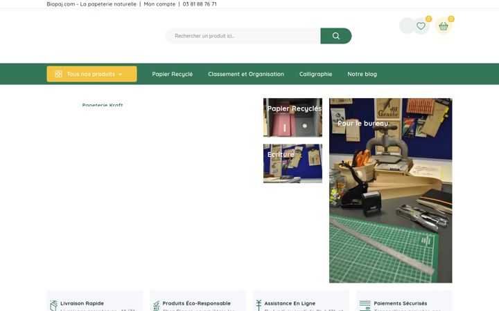 Screenshot of biopaj.com