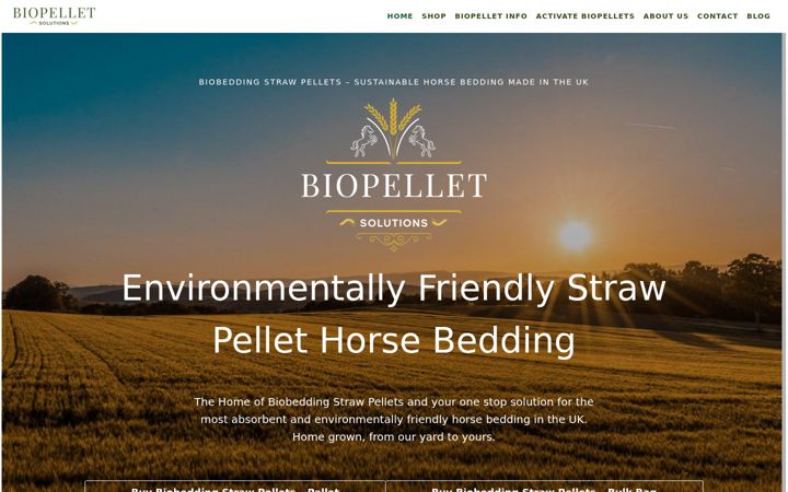 Screenshot of biopelletsolutions.co.uk