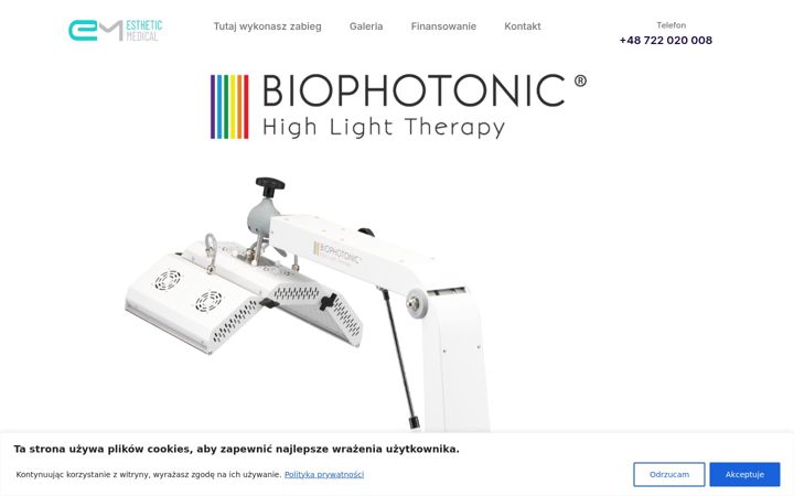 Screenshot of biophotonic.pl