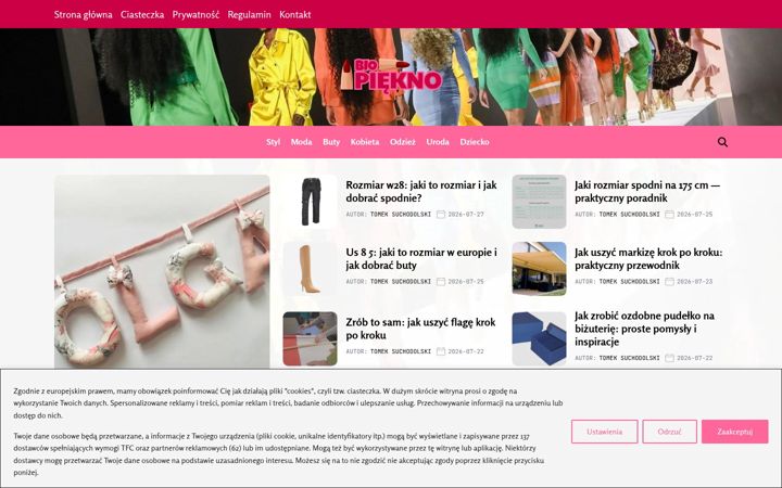 Screenshot of biopiekno.pl