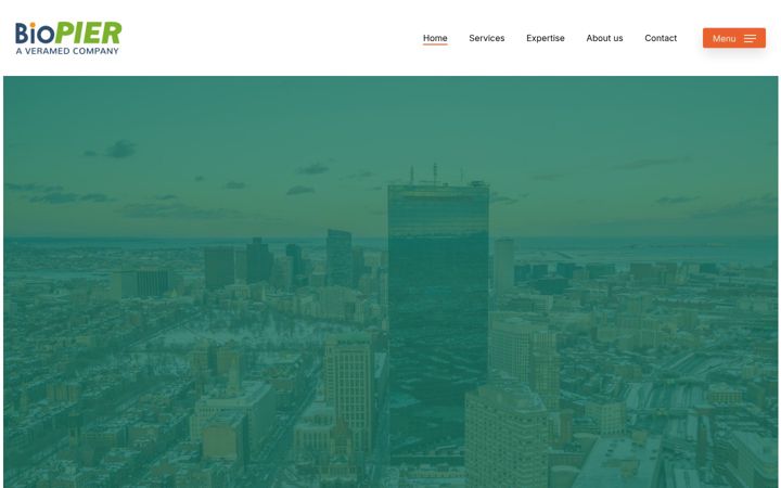 Screenshot of biopier.com