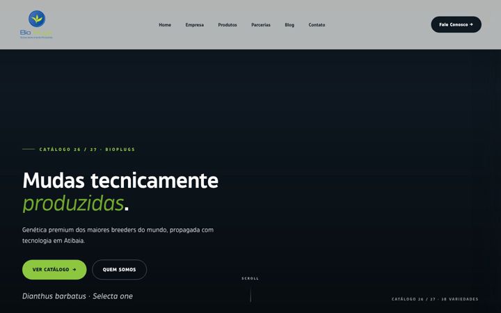 Screenshot of bioplugs.com.br