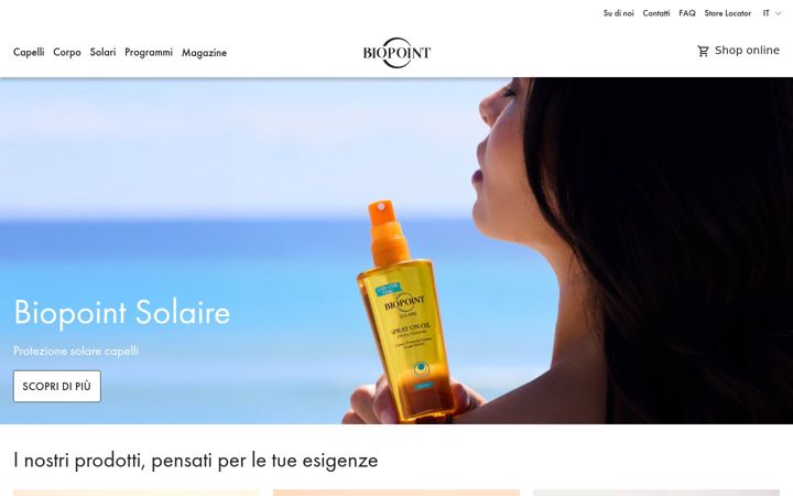 Screenshot of biopoint.it