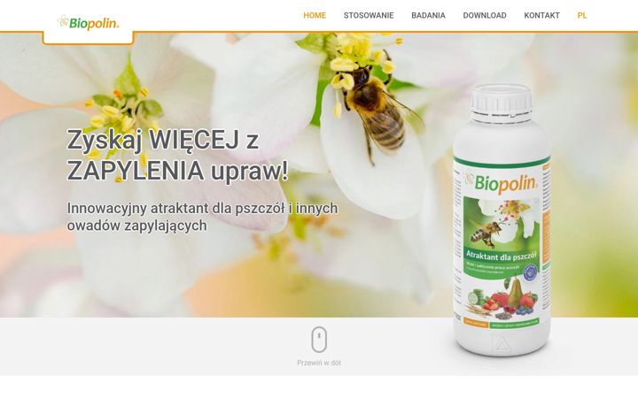Screenshot of biopolin.pl
