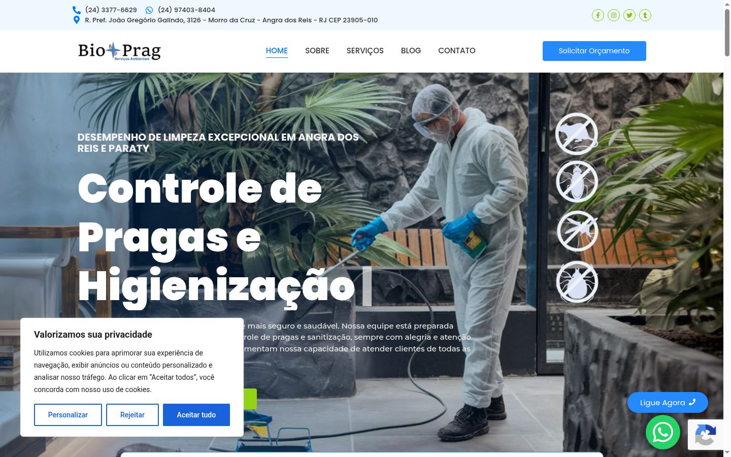 Screenshot van de toestemmingsbanner zoals getoond vóór enige interactie