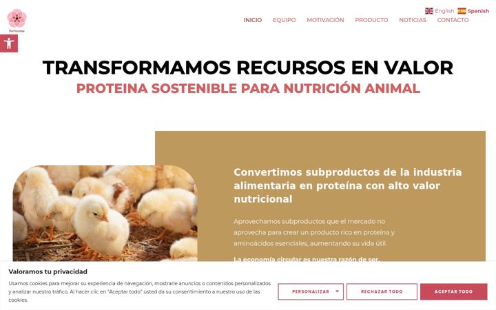 Screenshot of bioprocesia.com