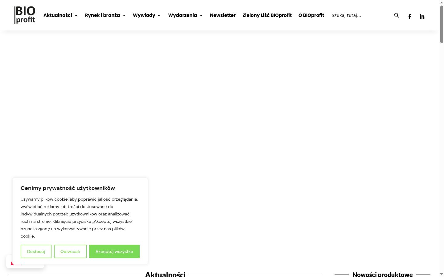 Screenshot tal-banner tal-kunsens muri qabel kwalunkwe interazzjoni