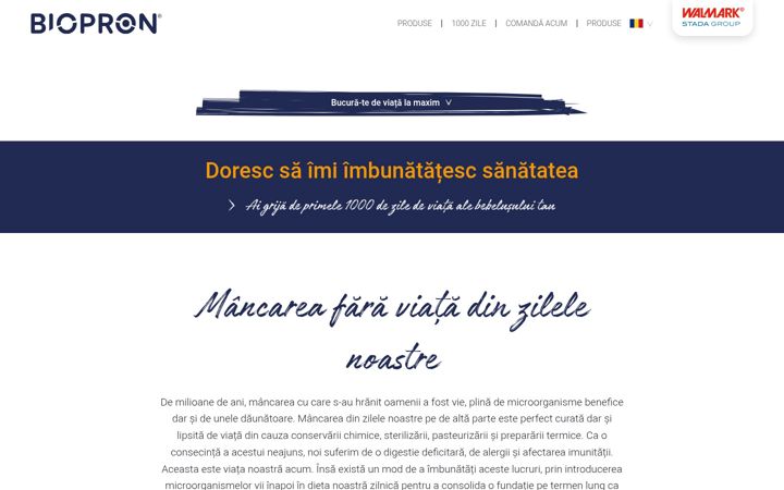 Screenshot of biopron.ro