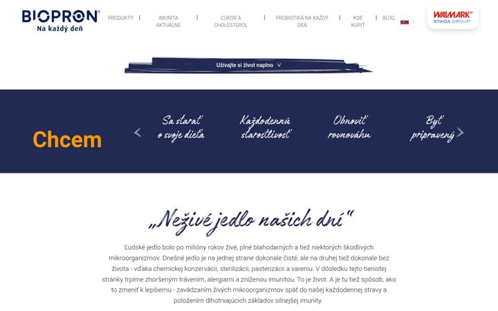 Screenshot of biopron.sk