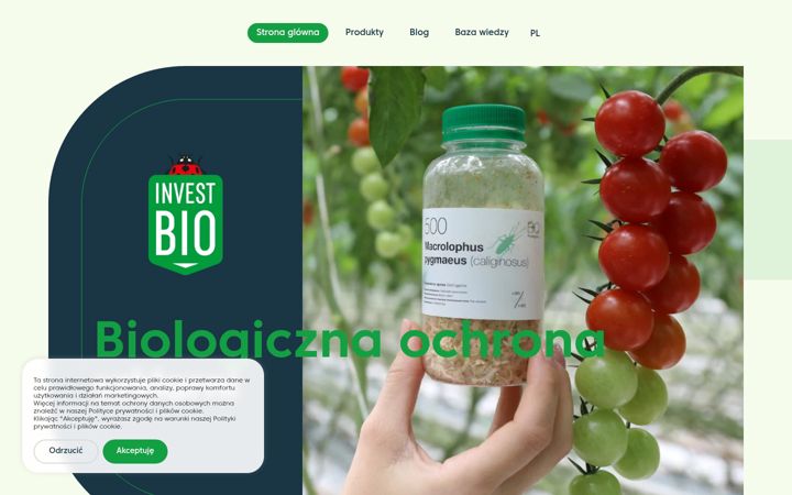 Screenshot von bioprotection.com.pl