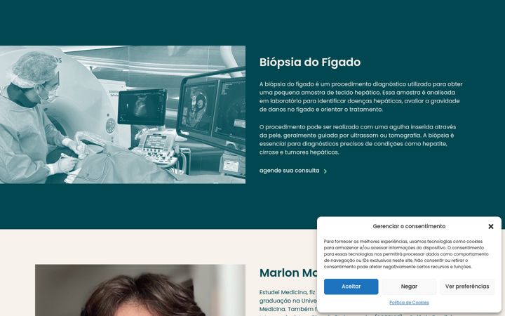 Screenshot of biopsiafigado.com.br