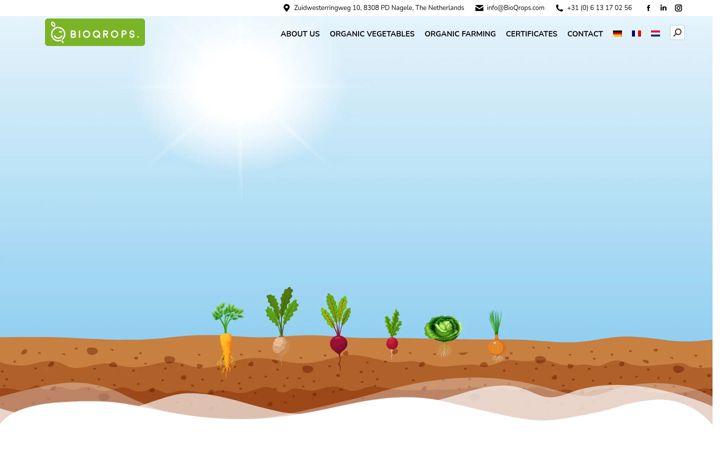 Screenshot of bioqrops.com