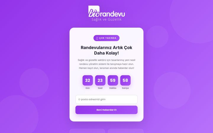 Screenshot of biorandevu.com