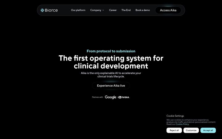 Ekrānuzņēmums no biorce.com