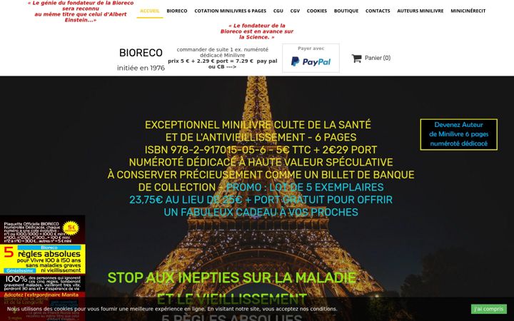 Screenshot of bioreco.com