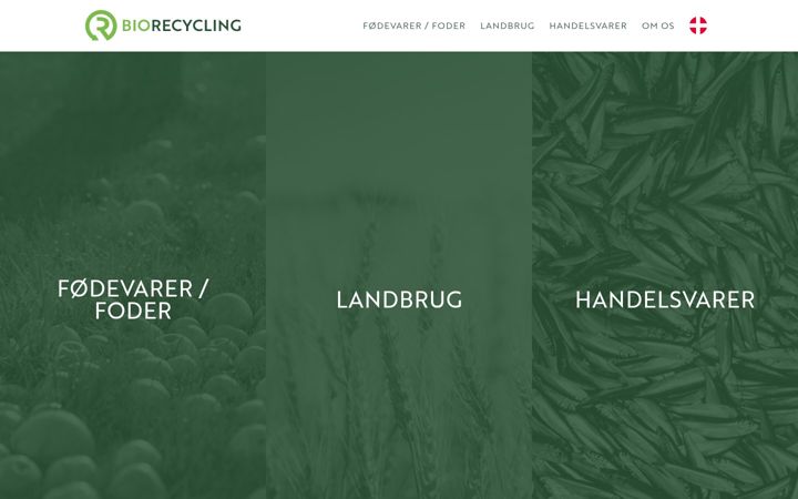 Screenshot of biorecycling.dk