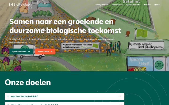 Capture d'écran de bioregionh.nl