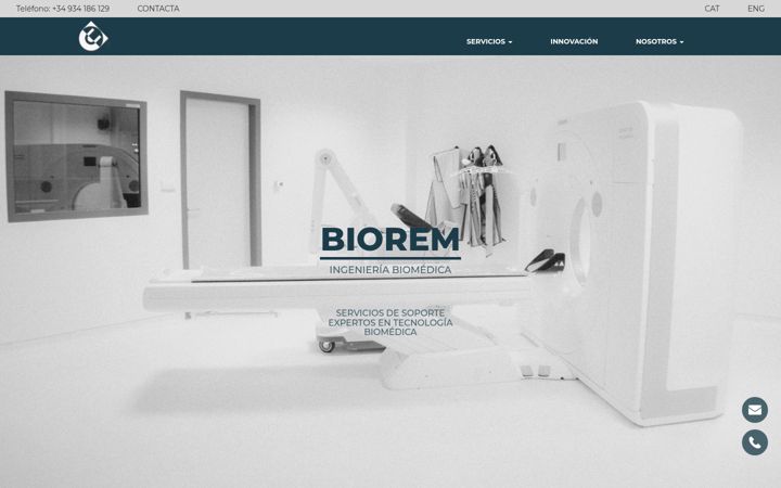 Screenshot of biorem.cat