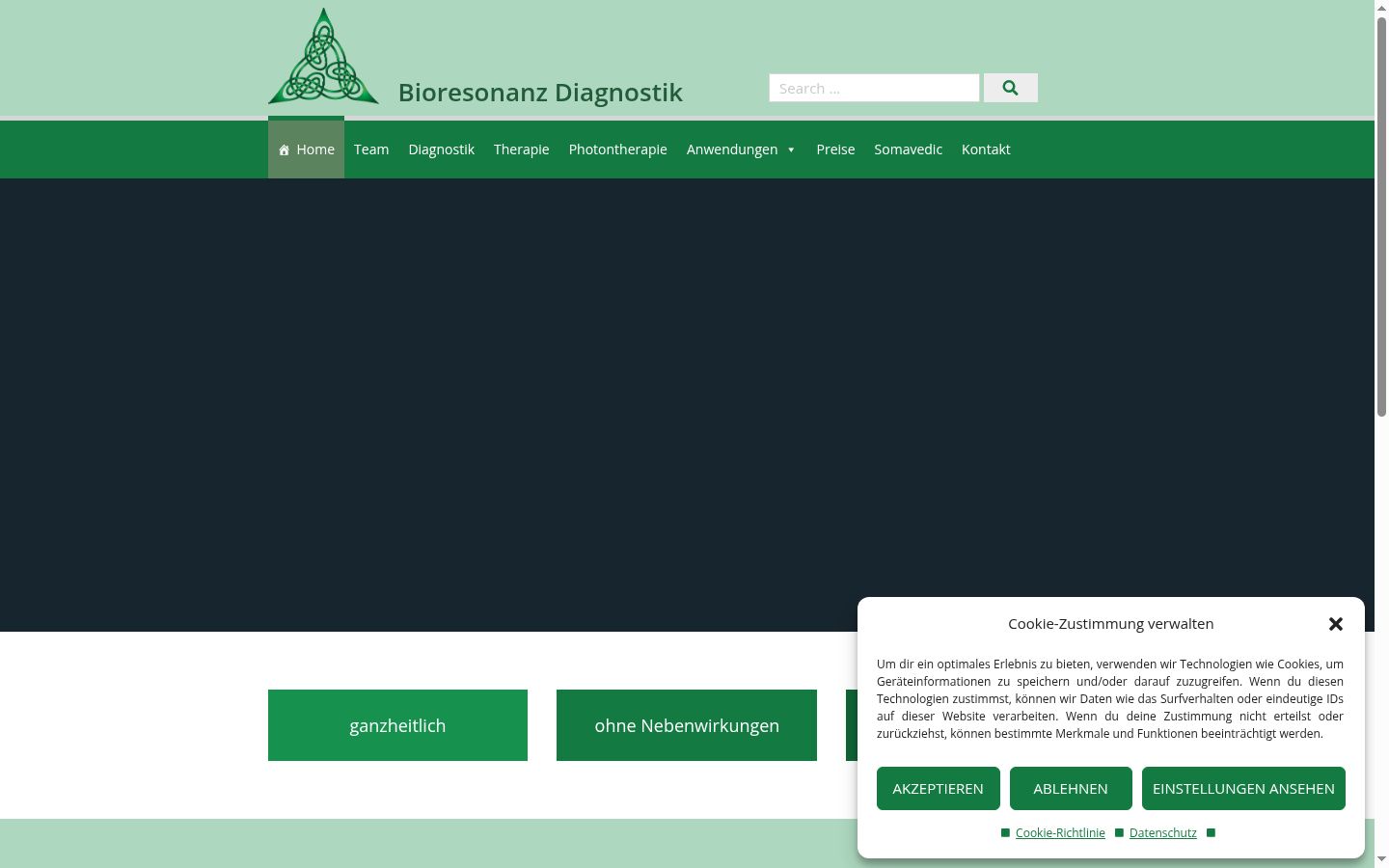Screenshot tal-banner tal-kunsens muri qabel kwalunkwe interazzjoni