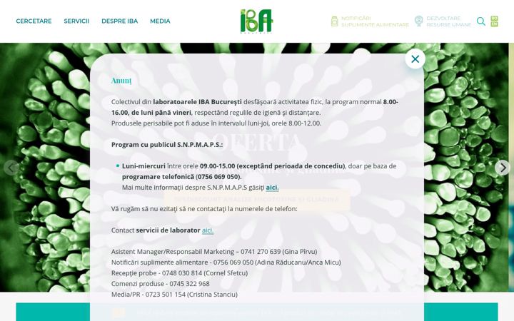 Screenshot of bioresurse.ro