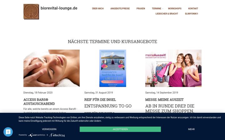 Screenshot of biorevital-lounge.de