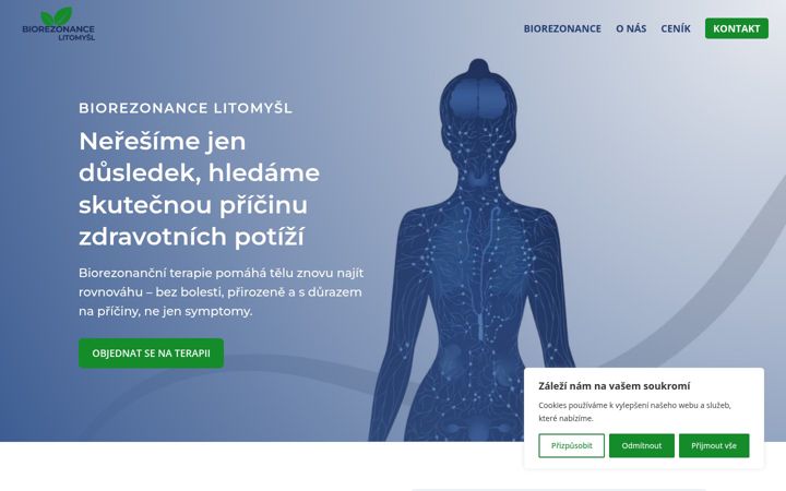Screenshot of biorezonancelitomysl.cz