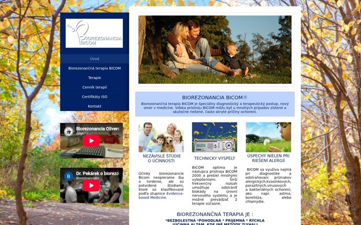 Ekrānuzņēmums no biorezonancia-bratislava.com