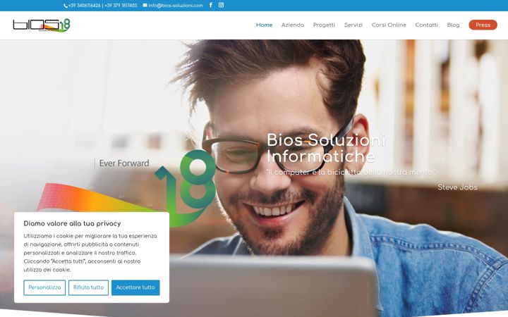 Screenshot του bios-soluzioni.com