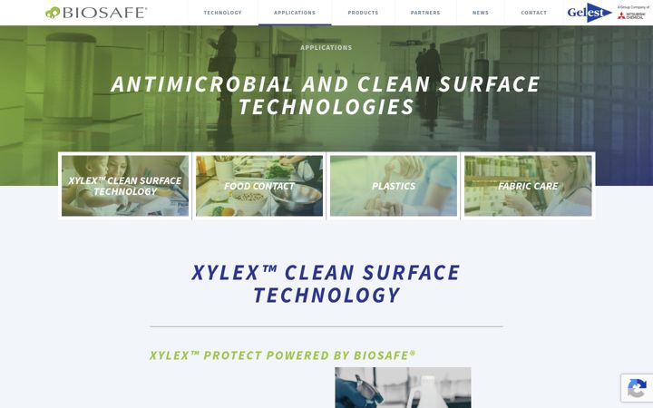 Screenshot of biosafe.com