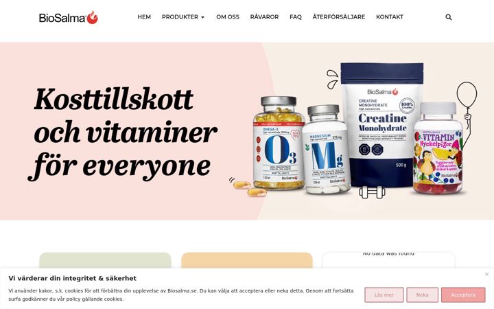 Screenshot of biosalma.se