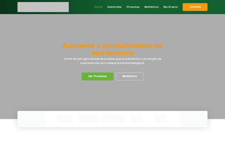 Ekraanipilt saidist biosanto.com.br