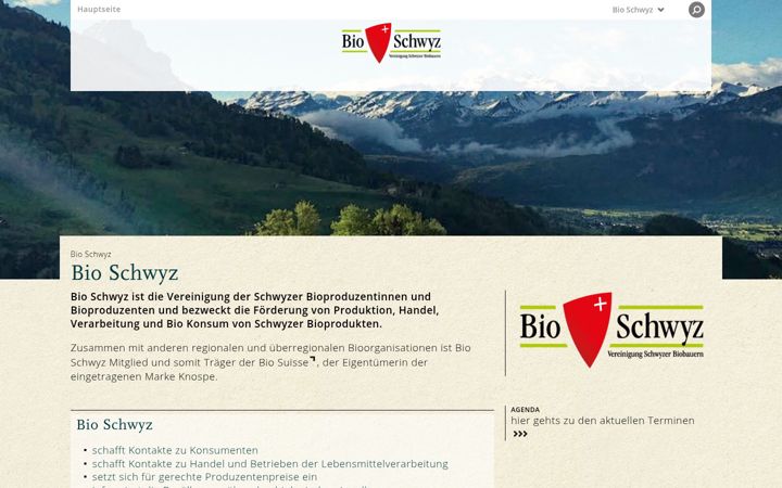 Screenshot of bioschwyz.ch