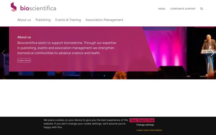 Screenshot von bioscientifica.com