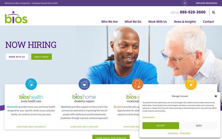 Screenshot of bioscorp.com