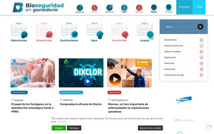 Skärmbild av bioseguridad.net