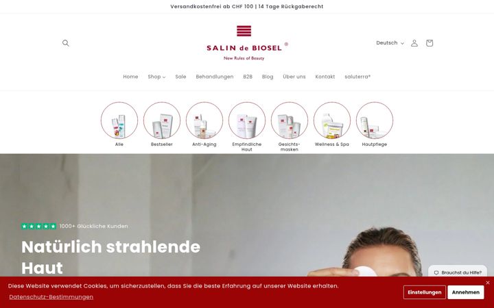 Screenshot of biosel.ch