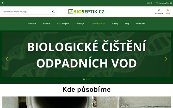 Screenshot of bioseptik.cz