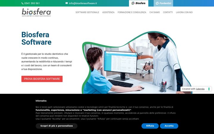 Screenshot of biosferasoftware.it