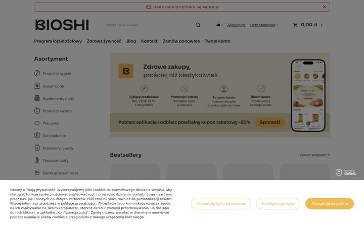 Screenshot of bioshi.pl